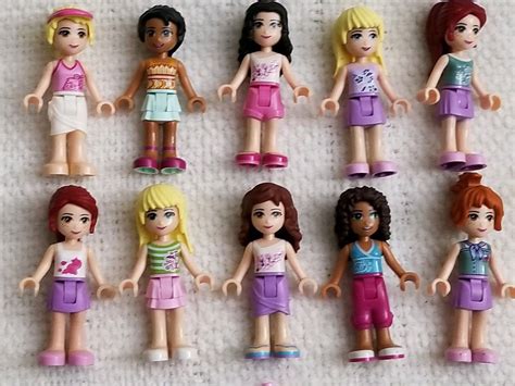 LEGO Friends Minifigure Lot of 12 plus Accessories Girls | Etsy