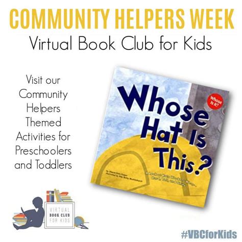 Community Helpers Week Plan for Preschoolers Featuring Whose Hat is This?