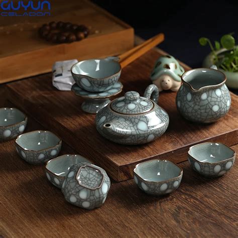 Aliexpress.com : Buy Chinese Porcelain Tea Set 1 Pot of 6 Cups Fair Cup ...