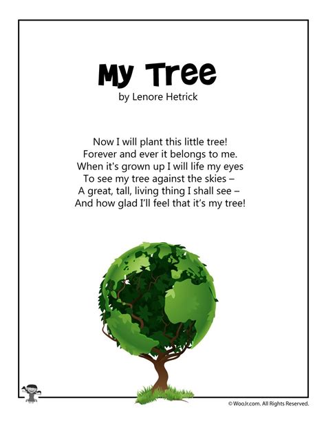 Poem On Save Trees For Kids