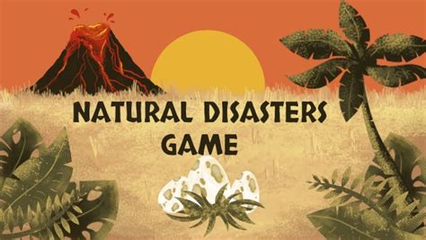 Natural disasters game