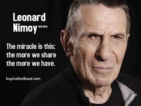 Leonard Nimoy Famous Quotes | Inspiration Boost