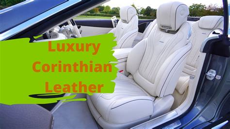 Corinthian Leather.... What is it? - YouTube