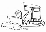 Bulldozer Coloring Page For Kids  sketch template