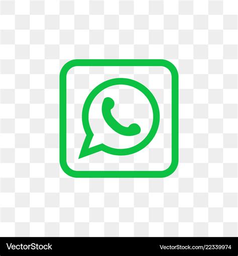 Whatsapp social media icon design template Vector Image