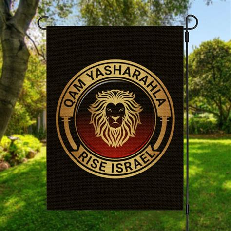 Qam Yasharahla Mini Flag Hebrew Israelite Flag Hanging Flag | Etsy