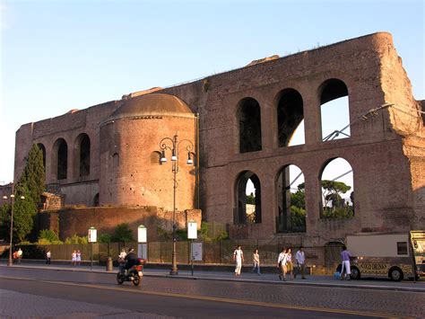 Basilica of Maxentius and Constantine at sunset - a photo on Flickriver