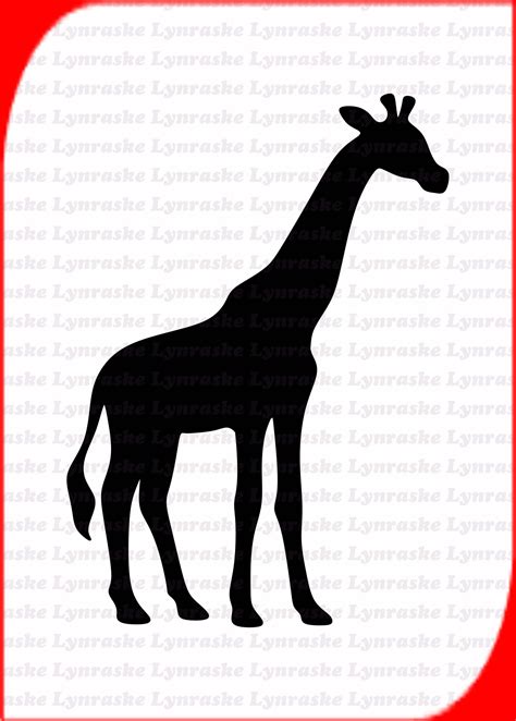 Giraffe Silhouette SVG Svg Dxf Cricut Silhouette Cut File - Etsy Canada