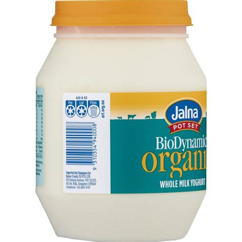 Jalna Biodynamic Whole Milk Yoghurt 1kg | Woolworths