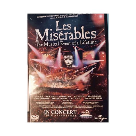 Les Miserables 25th Anniversary Concert DVD - Nick Jonas, Lea Salonga, Hobbies & Toys, Music ...