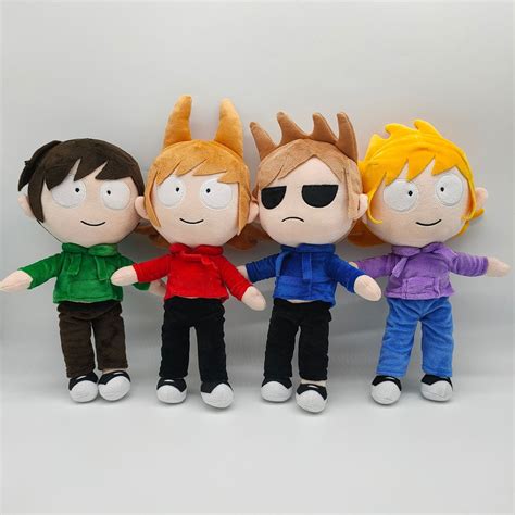 38cm New Red Tom Eddsworld Tord Anime Plush Cartoon Edd Doll Indoor Home Decoration Soft Stuffed ...