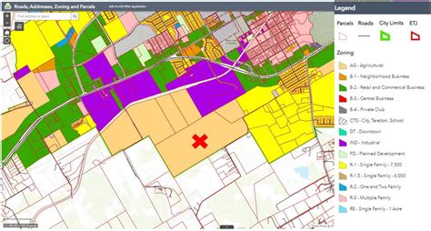 Roads, Zoning & Parcels Map – 212.25 Acres, FM 256, Stephenville, Texas – SOLD | North Texas ...