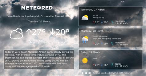 Weather Vero Beach Municipal Airport, FL 14 days - Meteored