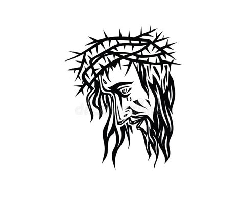 Jesus Face stock vector. Illustration of face, sign, design - 59063715