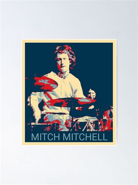 "Mitch Mitchell" Poster for Sale by SusanJBarrett | Redbubble