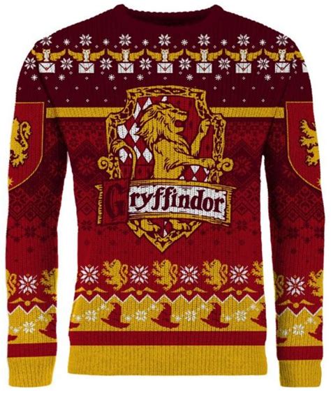 Buy the Gryffindor Christmas Jumper (Free Delivery) - Merchoid UK