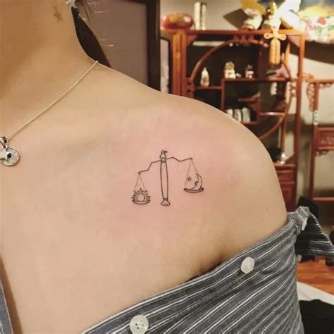 Libra Tattoo design ideas for all the Librans out there » EcstasyCoffee