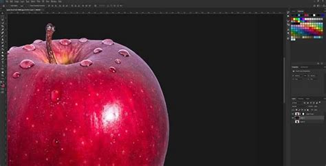 How to Put Water Drops on an Apple in Photoshop - Step by Step Tutorial - Gearrice