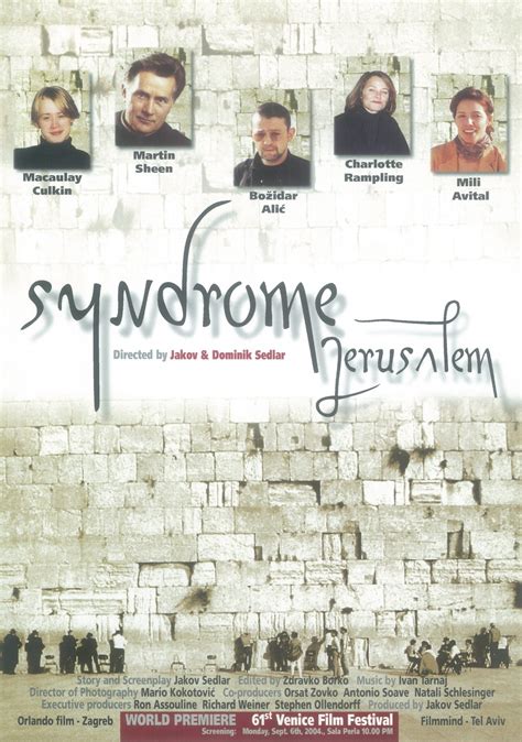 Syndrome Jerusalem – Jakov Sedlar