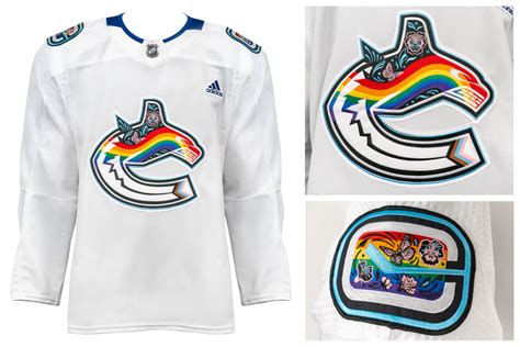 Canucks 2023 Pride Night jersey is an explosion of colour - Vancouver ...