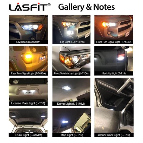 2014-2019 Toyota 4Runner LED Headlight Exterior Interior Bulbs-LASFIT - Lasfit Auto Lighting