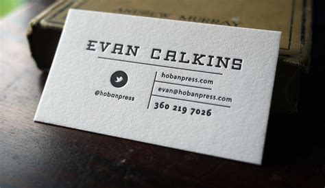 Letterpress Business Cards | Letterpress business cards, Printing ...