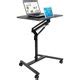 Mount-It! Mobile Standing Laptop Desk | Height Adjustable Rolling Sit ...