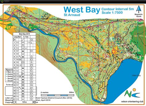 Mats Ogdén's digital orienteering map archive :: West Bay Club Event (18/05/2019)