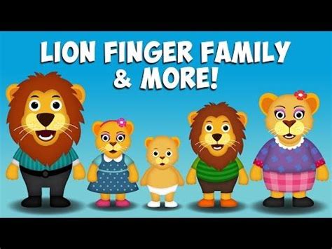 Lion Finger Family Collection | Top 10 Finger Family Collection ...