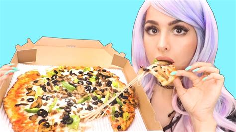 ASMR Pizza Mukbang Eating Show - YouTube