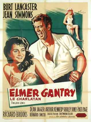 Movie Lovers Reviews: Elmer Gantry (1960) - Jean Simmons, Burt Lancaster, Shirley Jones All Sparkle