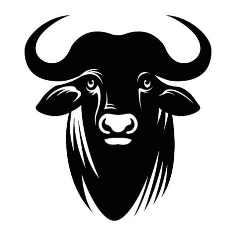 1,000+ Black And White Buffalo Stock Illustrations, Royalty-Free Vector ...