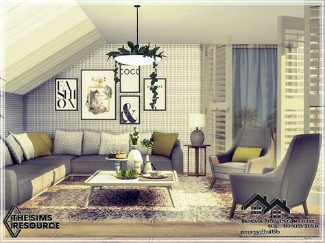 Sims 4 Living Room Cc Folder | Baci Living Room