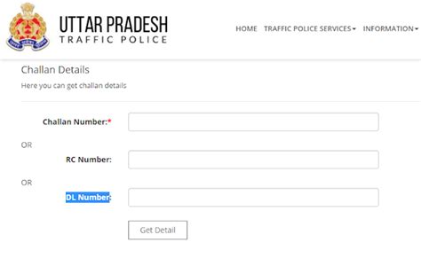 Up Traffic Police E Challan Online Payment ~ How to - Sarathi Parivahan