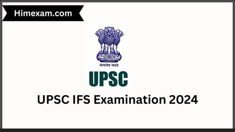 UPSC IFS PRE Examination Result 2024 - Himexam.com