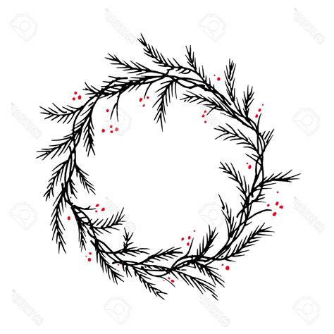 Wreath Silhouette Vector at Vectorified.com | Collection of Wreath ...