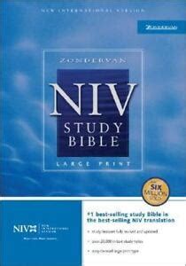 Zondervan NIV Study Bible, Large Print 9780310929741 | eBay