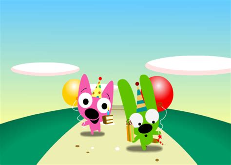 Hoops & Yoyo: Birthday Race - Play Online on Flash Museum 🕹️