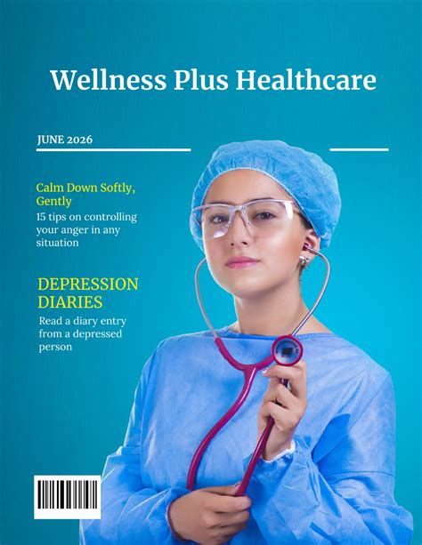 Medical Health Magazine Template - Edit Online & Download Example | Template.net