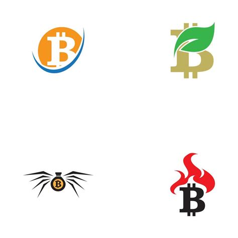 bitcoin logo illustration design template 3487872 Vector Art at Vecteezy