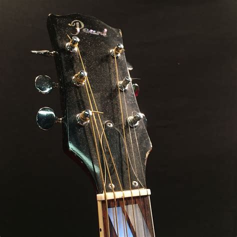 PEARL ACOUSTIC GUITAR, D35/45 COPY, "PEARL GUITAR - FOLK - MADE BY HAYASHI" STAMPED ON INSIDE OF