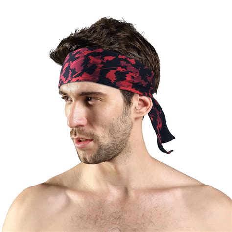 snorda Stretch Head Tie Headband/Sports Sweatband Tennis Basketball Sweat Hair Band - Walmart ...