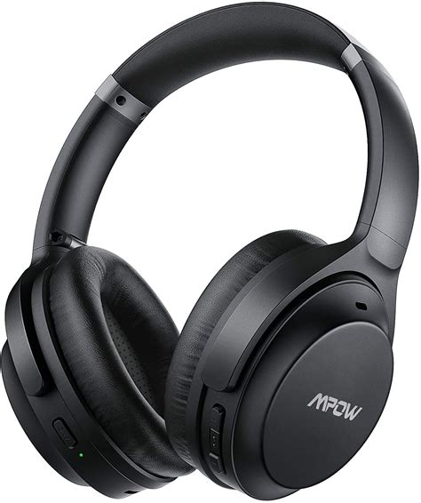 Casti audio Mpow H12 IPO, Active Noise Canceling, Bluetooth 5.0, USB-C, Bas puternic, Microfon ...