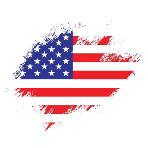 Grunge texture faded American flag vector 14241321 Vector Art at Vecteezy