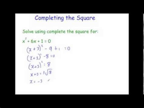 How To Solve Equations By Completing The Square Calculator - Tessshebaylo