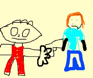 Stewie kills Lois - Drawception