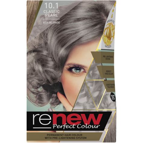 Renew Perfect Colour 10.1 Pearl Ash Blonde Permanent Hair Colour | Hair Colourants & Dyes | Hair ...