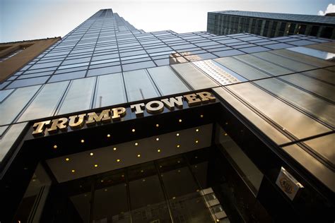 Donald Trump's Trump Tower at 521 Fifth Avenue is a conspicuous ...