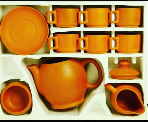 Clay Tea Cup Set at Rs 529/set | Ladpur | New Delhi | ID: 25680345330