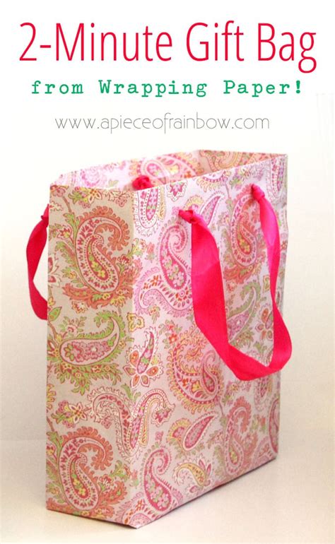 Fastest & Easiest Way To Make Gift Bags from Any Paper